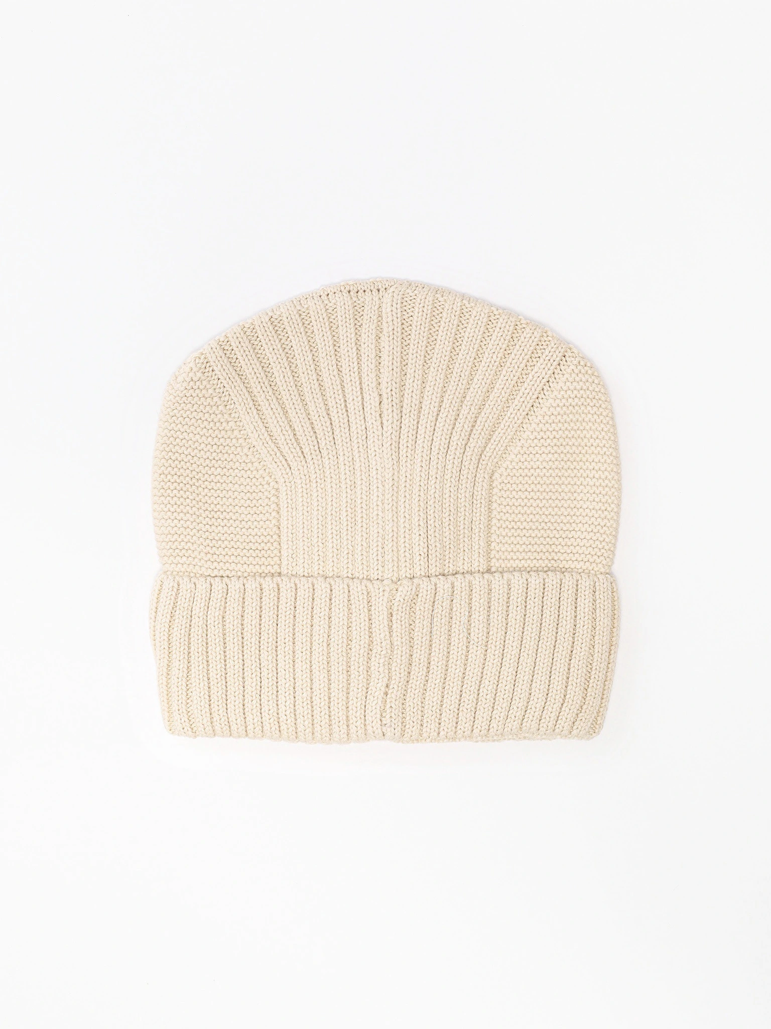 Шапка-бини из смесовой вискозы с отворотом в ассортименте